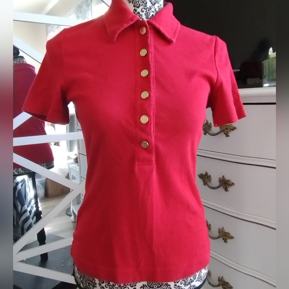 Tory Burch Red Polo - Picture 7 of 16
